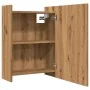 Armario espejo baño roble roble artisan 62,5x20,5x64 cm de , Tocadores de baño - Ref: Foro24-856178, Precio: 74,32 €, Descuen...
