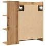 Armario espejo baño roble roble artisan 62,5x20,5x64 cm de , Tocadores de baño - Ref: Foro24-856178, Precio: 74,32 €, Descuen...