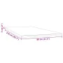Topper de colchón 80x210x5 cm by , Mattress covers - Ref: Foro24-4103489, Price: 59,71 €, Discount: %