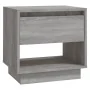 Mesita de noche madera de ingeniería gris Sonoma 45x34x44 cm de , Mesitas de noche - Ref: Foro24-812983, Precio: 36,71 €, Des...