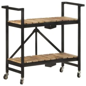 Carrito de cocina de madera maciza de mango 87x36x81 cm von , Küchen- und Speisewagen - Ref: Foro24-321710, Preis: 139,21 €, ...