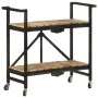 Carrito de cocina de madera maciza de mango 87x36x81 cm by , Kitchen and dining carts - Ref: Foro24-321710, Price: 139,21 €, ...