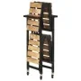 Carrito de cocina de madera maciza de mango 87x36x81 cm by , Kitchen and dining carts - Ref: Foro24-321710, Price: 139,21 €, ...