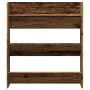 Zapatero de pared madera de ingeniería envejecida 80x18x90 cm by , Shoe racks and shoe organizers - Ref: Foro24-856544, Price...