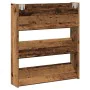Zapatero de pared madera de ingeniería envejecida 80x18x90 cm by , Shoe racks and shoe organizers - Ref: Foro24-856544, Price...