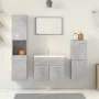 Set muebles de baño 5 piezas madera ingeniería gris hormigón de , Muebles de baño - Ref: Foro24-3324877, Precio: 248,88 €, De...