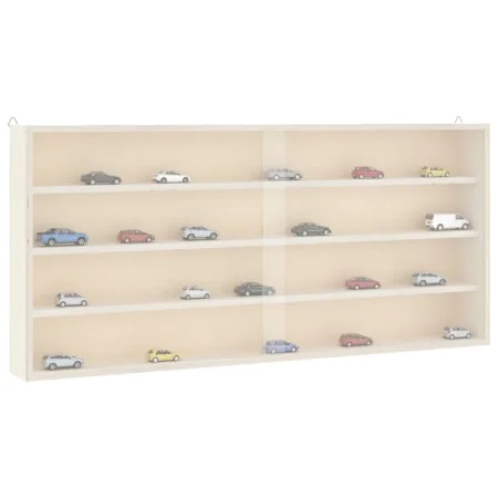 Vitrina de madera para coleccionistas con puertas 80x8,5x37 cm by , Shelves and shelves - Ref: Foro24-4017387, Price: 77,56 €...