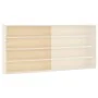Vitrina de madera para coleccionistas con puertas 80x8,5x37 cm by , Shelves and shelves - Ref: Foro24-4017387, Price: 77,56 €...