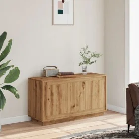 Aparador de madera de ingeniería roble artisan 102x35x55 cm von , Sideboards - Ref: Foro24-857140, Preis: 103,42 €, Rabatt: %