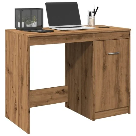 Escritorio de madera de ingeniería roble artisan 100x50x76 cm von , Schreibtische - Ref: Foro24-856003, Preis: 94,22 €, Rabat...