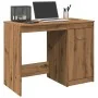 Escritorio de madera de ingeniería roble artisan 100x50x76 cm von , Schreibtische - Ref: Foro24-856003, Preis: 94,22 €, Rabat...