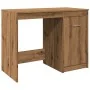 Escritorio de madera de ingeniería roble artisan 100x50x76 cm von , Schreibtische - Ref: Foro24-856003, Preis: 94,22 €, Rabat...
