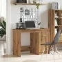 Escritorio de madera de ingeniería roble artisan 100x50x76 cm von , Schreibtische - Ref: Foro24-856003, Preis: 94,22 €, Rabat...