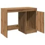 Escritorio de madera de ingeniería roble artisan 100x50x76 cm von , Schreibtische - Ref: Foro24-856003, Preis: 94,22 €, Rabat...