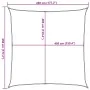 Toldo de vela cuadrado HDPE naranja 160 g/m² 4,5x4,5 m by , Umbrellas - Ref: Foro24-311662, Price: 43,02 €, Discount: %