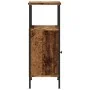 Mesita de noche madera ingeniería madera envejecida 41x31x80 cm de , Mesitas de noche - Ref: Foro24-857246, Precio: 46,37 €, ...