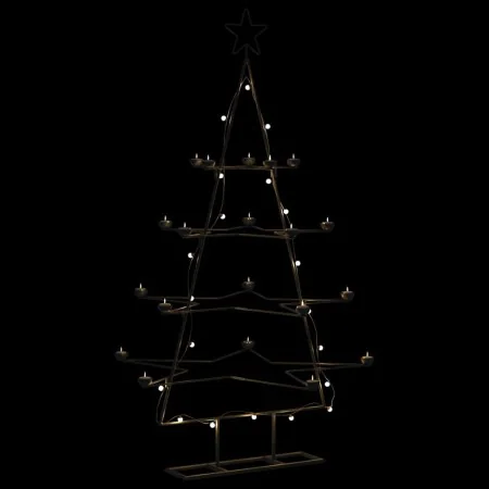 Árbol de Navidad para decoración metal negro 140 cm by , Christmas trees - Ref: Foro24-4018964, Price: 71,38 €, Discount: %