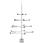 Árbol de Navidad para decoración metal negro 140 cm by , Christmas trees - Ref: Foro24-4018964, Price: 71,38 €, Discount: %