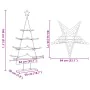 Árbol de Navidad para decoración metal negro 140 cm by , Christmas trees - Ref: Foro24-4018964, Price: 71,38 €, Discount: %