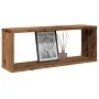 Estantes cubo de pared 2 uds madera envejecida 60x15x23 cm by , Shelves and shelves - Ref: Foro24-856586, Price: 33,76 €, Dis...