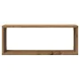 Estantes cubo de pared 4 uds madera roble artisan 60x15x23 cm by , Shelves and shelves - Ref: Foro24-856590, Price: 45,77 €, ...