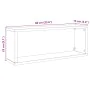 Estantes cubo de pared 4 uds madera roble artisan 60x15x23 cm by , Shelves and shelves - Ref: Foro24-856590, Price: 45,77 €, ...