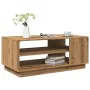 Mesa de centro madera de ingeniería roble artisan 102x55x43 cm by , Coffee table - Ref: Foro24-856801, Price: 76,47 €, Discou...