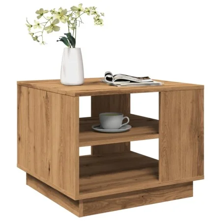 Mesa de centro madera de ingeniería roble artisan 55x55x42 cm by , Coffee table - Ref: Foro24-856803, Price: 57,92 €, Discoun...