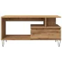 Mesa de centro madera de ingeniería roble artisan 90x49x45 cm by , Coffee table - Ref: Foro24-857453, Price: 97,11 €, Discoun...