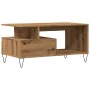 Mesa de centro madera de ingeniería roble artisan 90x49x45 cm by , Coffee table - Ref: Foro24-857453, Price: 97,11 €, Discoun...