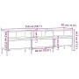 Mueble de TV madera ingeniería madera envejecida 150x30x44,5 cm von , TV-Möbel - Ref: Foro24-857189, Preis: 105,61 €, Rabatt: %