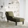Tumbona almohada reposabrazo derecho cuero verde militar by , Daybeds - Ref: Foro24-4009859, Price: 137,50 €, Discount: %