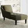 Tumbona almohada reposabrazo derecho cuero verde militar by , Daybeds - Ref: Foro24-4009859, Price: 137,50 €, Discount: %