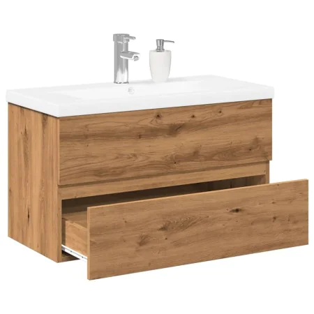 Mueble con lavabo integrado roble artisan de , Tocadores de baño - Ref: Foro24-3328924, Precio: 211,96 €, Descuento: %