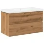 Mueble con lavabo integrado roble artisan de , Tocadores de baño - Ref: Foro24-3328924, Precio: 211,96 €, Descuento: %