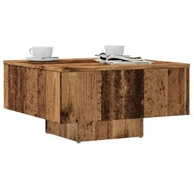 Mesa de centro madera de ingeniería envejecida 60x60x31,5 cm by , Coffee table - Ref: Foro24-856550, Price: 50,52 €, Discount: %