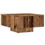Mesa de centro madera de ingeniería envejecida 60x60x31,5 cm by , Coffee table - Ref: Foro24-856550, Price: 50,52 €, Discount: %