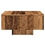 Mesa de centro madera de ingeniería envejecida 60x60x31,5 cm by , Coffee table - Ref: Foro24-856550, Price: 50,52 €, Discount: %