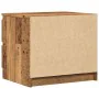 Mesita de noche 2 uds madera ingeniería envejecida 50x40x43.5cm by , Nightstands - Ref: Foro24-856519, Price: 94,14 €, Discou...