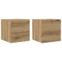 Muebles de pared para TV 2 uds roble artisan 30,5x30x30 cm von , TV-Möbel - Ref: Foro24-856415, Preis: 46,74 €, Rabatt: %
