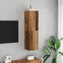 Mueble pared de TV madera ingeniería envejecida 30,5x30x110 cm de , Muebles TV - Ref: Foro24-856398, Precio: 67,88 €, Descuen...