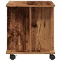 Mueble de TV con ruedas madera ingeniería envejecida 80x40x45cm by , TV Furniture - Ref: Foro24-855790, Price: 61,14 €, Disco...