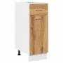 Armario inferior cajón madera roble artisan 30x46x81,5 cm by , Kitchen cabinets - Ref: Foro24-856081, Price: 64,61 €, Discoun...