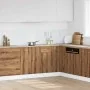 Armario inferior cajón madera roble artisan 30x46x81,5 cm by , Kitchen cabinets - Ref: Foro24-856081, Price: 64,61 €, Discoun...
