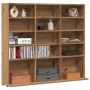 Mueble de CD madera de ingeniería roble artisan 100x23x89,5 cm by , CD and DVD storage - Ref: Foro24-856001, Price: 82,47 €, ...