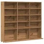 Mueble de CD madera de ingeniería roble artisan 100x23x89,5 cm by , CD and DVD storage - Ref: Foro24-856001, Price: 82,47 €, ...