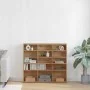 Mueble de CD madera de ingeniería roble artisan 100x23x89,5 cm by , CD and DVD storage - Ref: Foro24-856001, Price: 82,47 €, ...