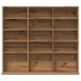 Mueble de CD madera de ingeniería roble artisan 100x23x89,5 cm by , CD and DVD storage - Ref: Foro24-856001, Price: 82,47 €, ...