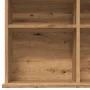 Mueble de CD madera de ingeniería roble artisan 100x23x89,5 cm by , CD and DVD storage - Ref: Foro24-856001, Price: 82,47 €, ...
