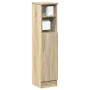 Mueble de baño con portarrollos roble Sonoma 20,5x22x90 cm de , Muebles de baño - Ref: Foro24-858499, Precio: 36,46 €, Descue...